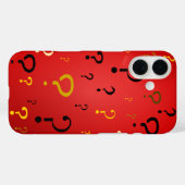 Mysterieuze vraagtekens Case-Mate iPhone case (Achterkant (horizontaal))