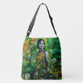 mysterieuze vrouw crossbody tas (Achterkant)