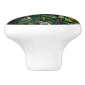 mysterieuze vrouw keramische knop (Zijkant)