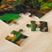 mysterieuze vrouw legpuzzel (Zijkant)