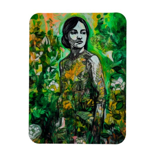 mysterieuze vrouw magneet (Verticaal)