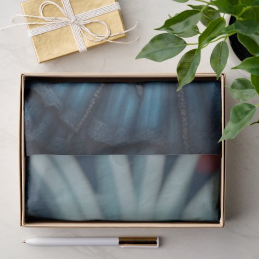 Mysterieuze vrouw op het carnaval - Decoupage Tissuepapier (Geschenk)