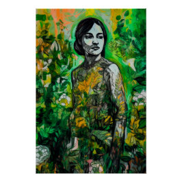 mysterieuze vrouw perfect poster