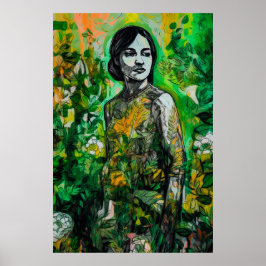 mysterieuze vrouw poster