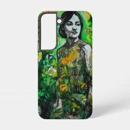 mysterieuze vrouw samsung galaxy hoesje