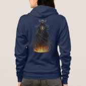 Mysterieuze Warlock van de Inferno Zip Hoodie (Achterkant)