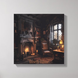 mysterieuze zeekust canvas afdruk