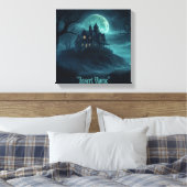 mysterieuze zeekust canvas afdruk (Insitu (Slaapkamer))