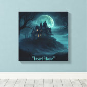 mysterieuze zeekust canvas afdruk (Insitu (Houten vloer))