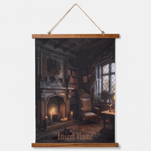 mysterieuze zeekust hangend wandkleed (Voorkant)