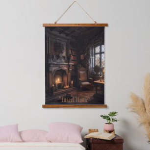 mysterieuze zeekust hangend wandkleed