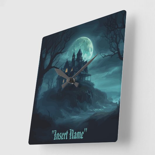 mysterieuze zeekust vierkante klok (Hoek)