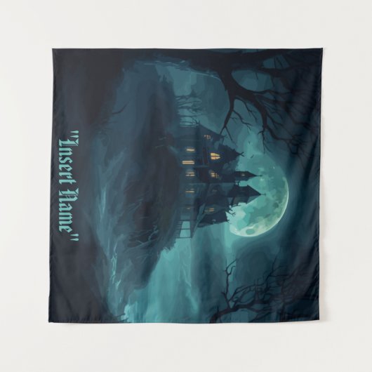 mysterieuze zeekust wandkleed (Voorkant (horizontaal))