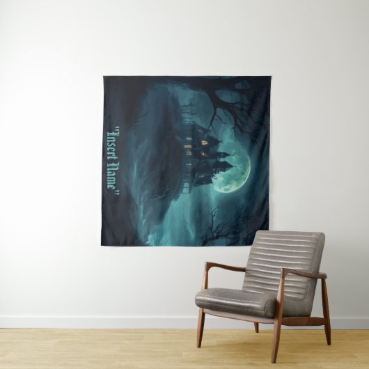 mysterieuze zeekust wandkleed (In Situ (horizontaal))