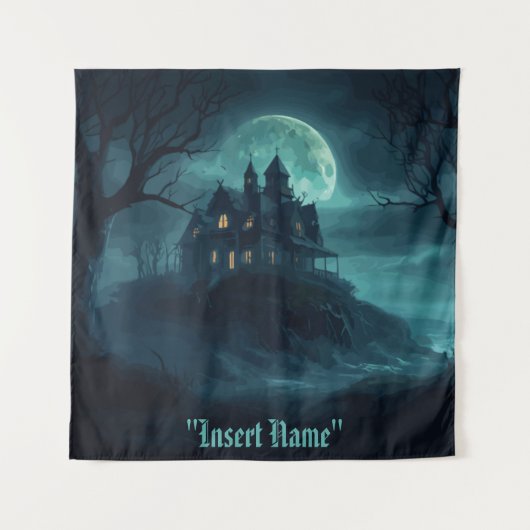 mysterieuze zeekust wandkleed (Voorkant)