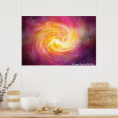 Mysterieuze Zwarte Gaten Poster (Keuken)