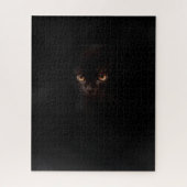 Mysterieuze zwarte kat het hardst legpuzzel (Verticaal)