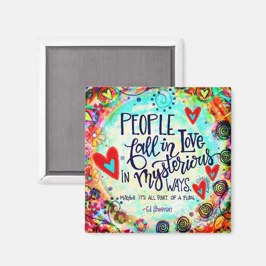 "Mysterile Waysl"-inspiratiemagneet Magneet (Voorkant / Achterkant)