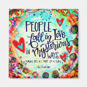 "Mysterile Waysl"-inspiratiemagneet Magneet (Voorkant)