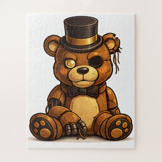 Mysterious Animatronic Night Puzzle Legpuzzel (Verticaal)