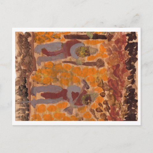 Mysterious Bearded Figures briefkaart (Voorkant)