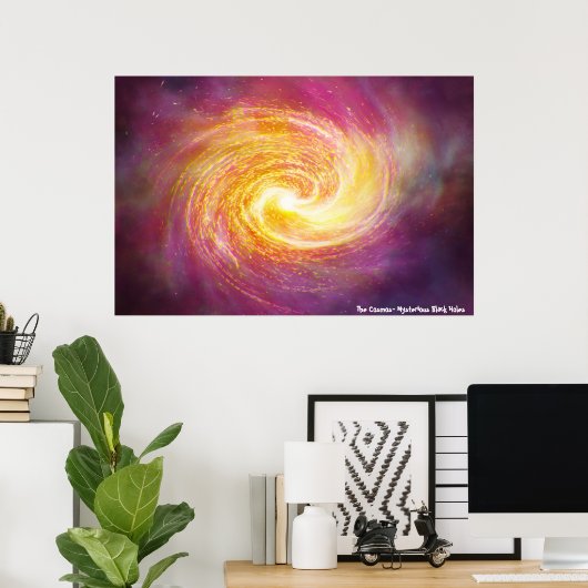 Mysterious Black Holes Poster (Thuiskantoor)