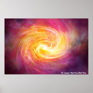 Mysterious Black Holes Poster