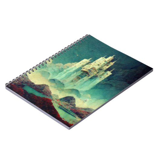 Mysterious Castle Fantasy Art Notitieboek (Linkerzijde)