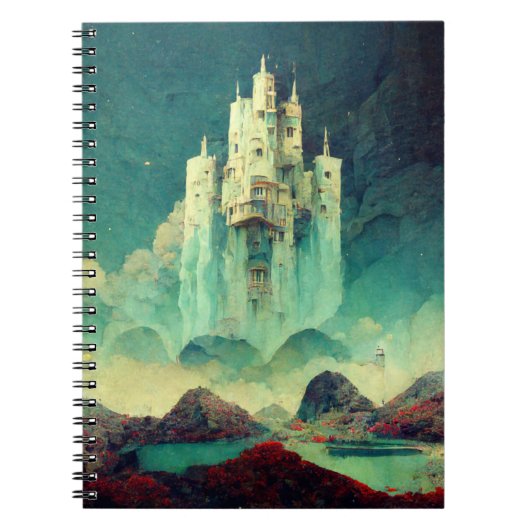 Mysterious Castle Fantasy Art Notitieboek (Voorkant)