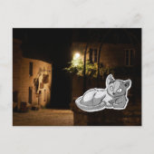 Mysterious Cat Briefkaart (Voorkant)