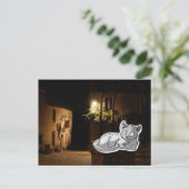 Mysterious Cat Briefkaart (Staand voorkant)