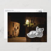 Mysterious Cat Briefkaart (Voorkant / Achterkant)