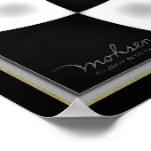 Mysterious Checkered Hole Poster (Hoek)