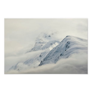 Mysterious Chugach Peaks Foto Afdruk