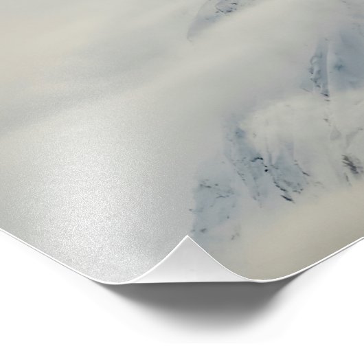 Mysterious Chugach Peaks Foto Afdruk (Hoek)