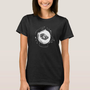 Mysterious Crystal Ball with a Searing Oye Magical T-shirt