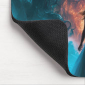 Mysterious Dreamlike Enchanted Dark Magical.Forest Muismat (Hoek)