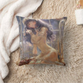 Mysterious Fantasy Girl - Gothic Art Aesthetic Kussen (Deken)