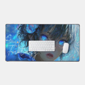 Mysterious Fantasy Girl - Ocean Art Aesthetic Bureaumat (Keyboard & Muis)