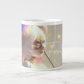 Mysterious Fantasy Girl - Ocean Art Aesthetic Grote Koffiekop (Voorkant)