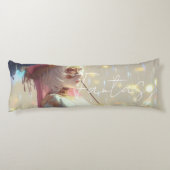 Mysterious Fantasy Girl - Ocean Art Aesthetic Lichaamskussen (Achterkant)