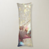 Mysterious Fantasy Girl - Ocean Art Aesthetic Lichaamskussen (Achterkant (Verticaal))