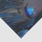 Mysterious Fantasy Girl - Ocean Art Aesthetic Tissuepapier (Detail)