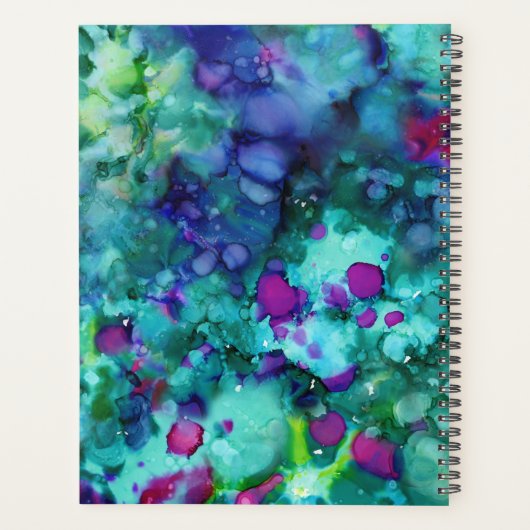 mysterious fathoms below : planner (Achterkant)