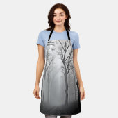 Mysterious Foggy Forest Path Schort (Gedragen)