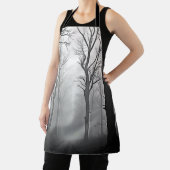 Mysterious Foggy Forest Path Schort (Insitu)