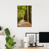 Mysterious Forest Path Poster (Thuiskantoor)