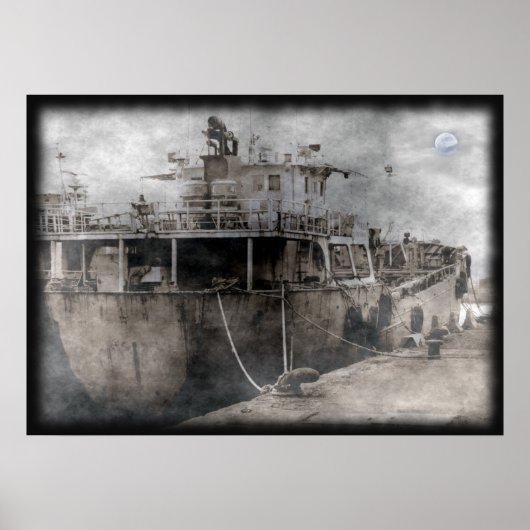 Mysterious Ghost Ship Poster (Voorkant)