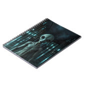 Mysterious Grey Alien Notitieboek (Linkerzijde)