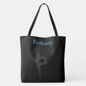 Mysterious Gymnast/Dancer Tote Bag (Achterkant)